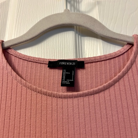 Forever 21 Pink Ribbed Dress - Picture 3 of 4